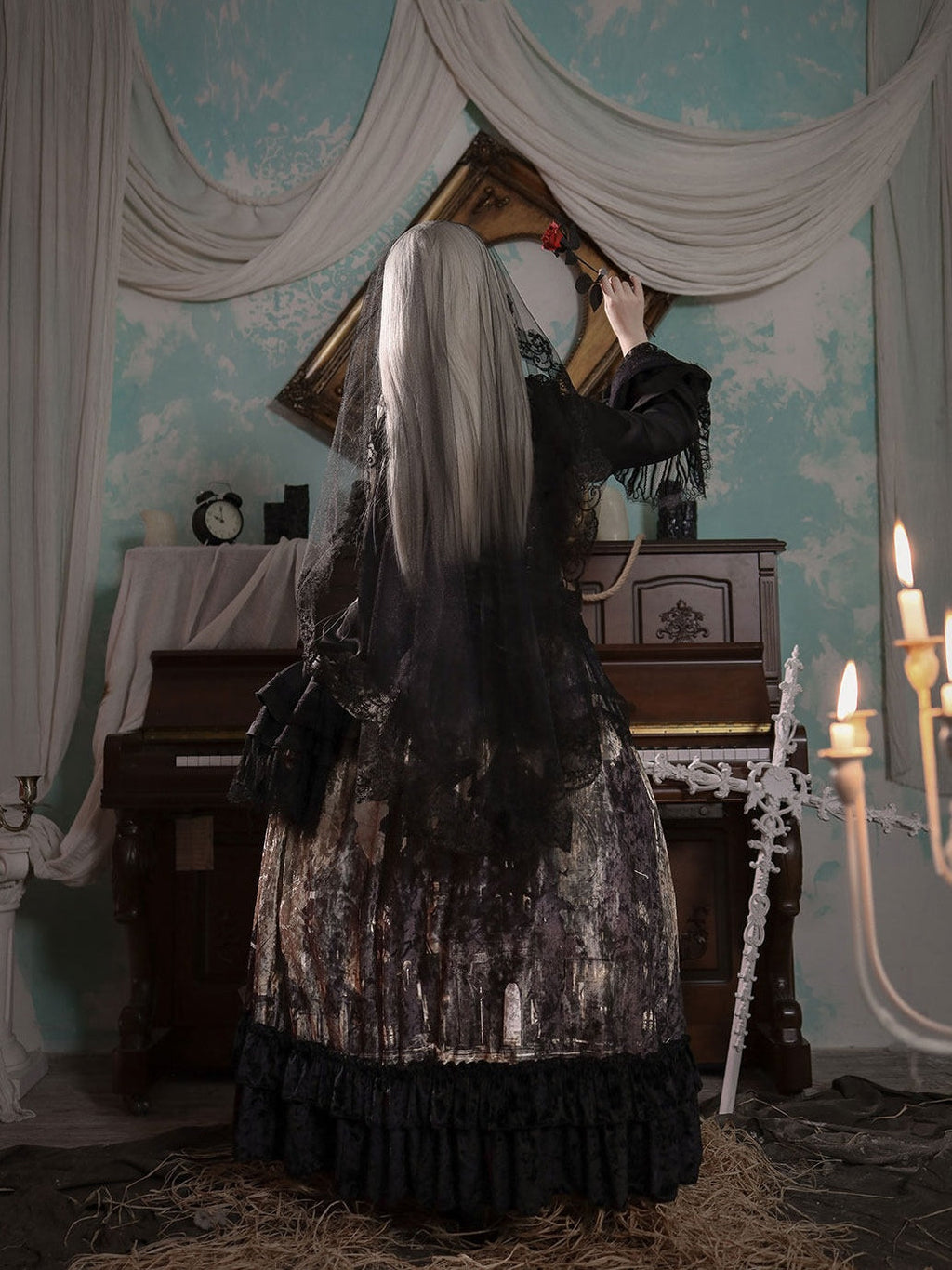 Heretic Nun Gothic Lolita Long JSK Set - image 6
