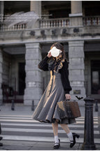 Serena - Elegant Woolen Lolita JSK Dress Set - image 11