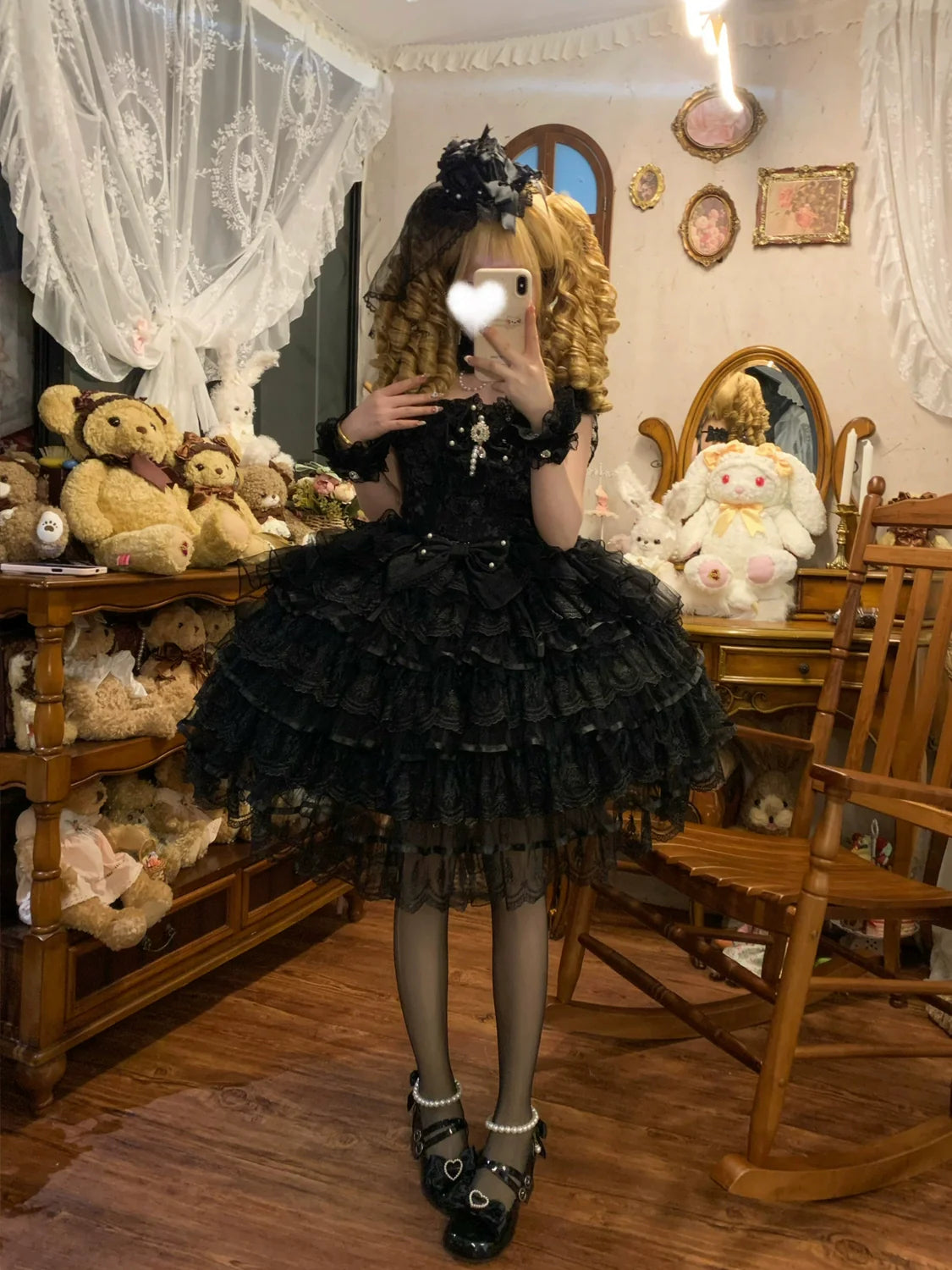 Feather's Ballad Wedding Lolita Tiered JSK Dress - image 14