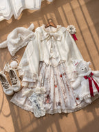Qian's Letter - Sweet Lolita Winter Cardigan Sweater - image 14