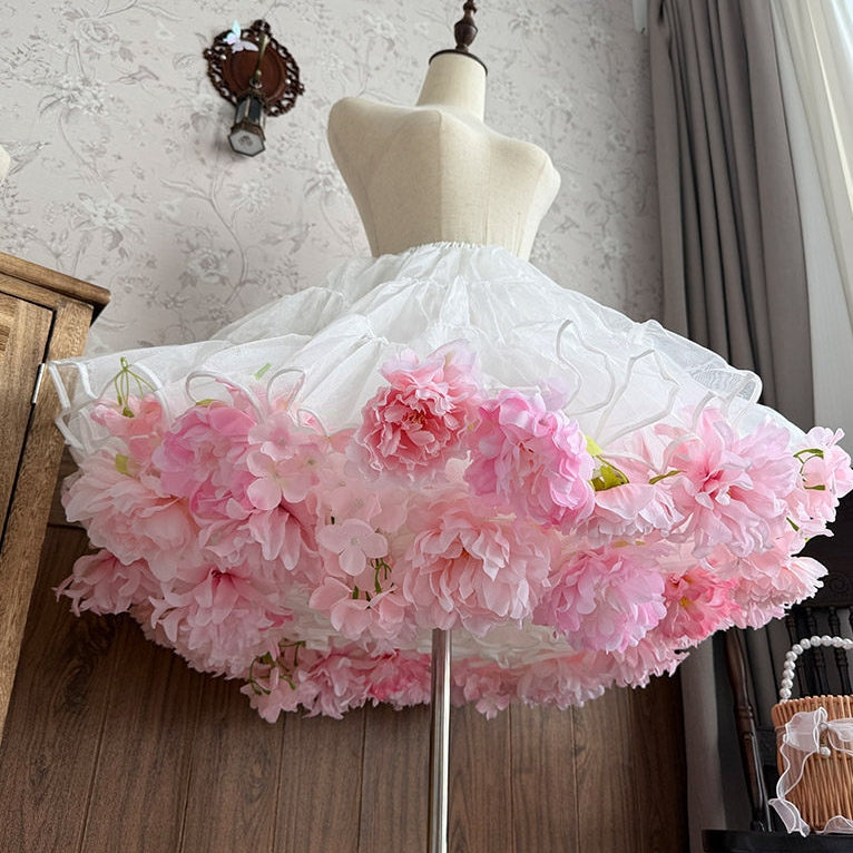 Satin Fantasy Lolita Long Cocktail Dress - image 8
