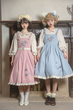 Flying Bird - Plus Size Elegant Lolita JSK Dress With Bird Embroidery - image 29