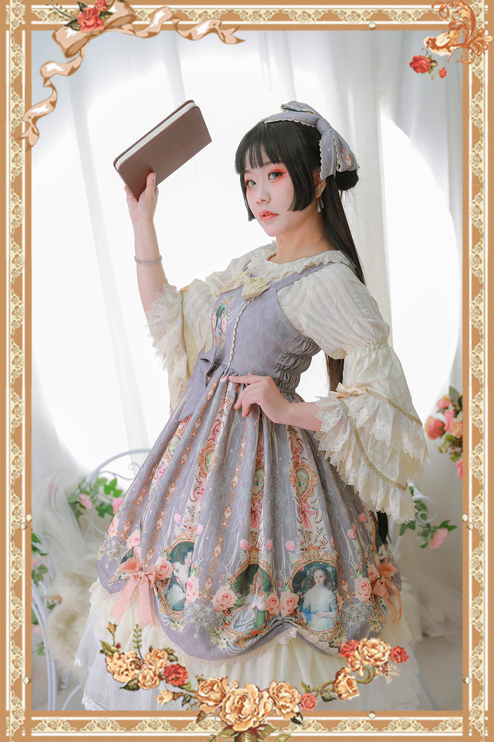 Portrait of a Little Lady - Classic Lolita JSK Dress - image 16
