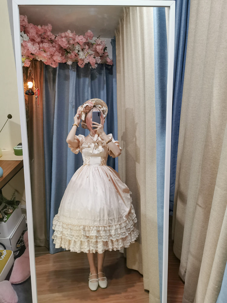 CLA Vintage French Lolita OP Dress - image 71