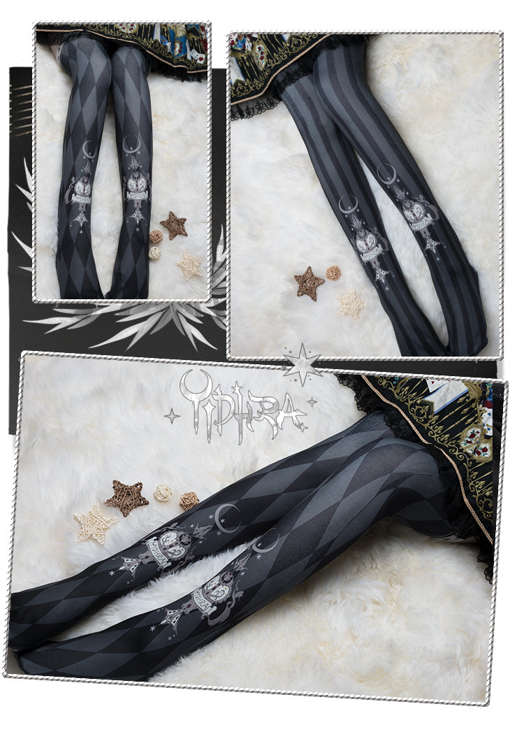 Midnight Circus - Argyle Printed Lolita Tights - image 6