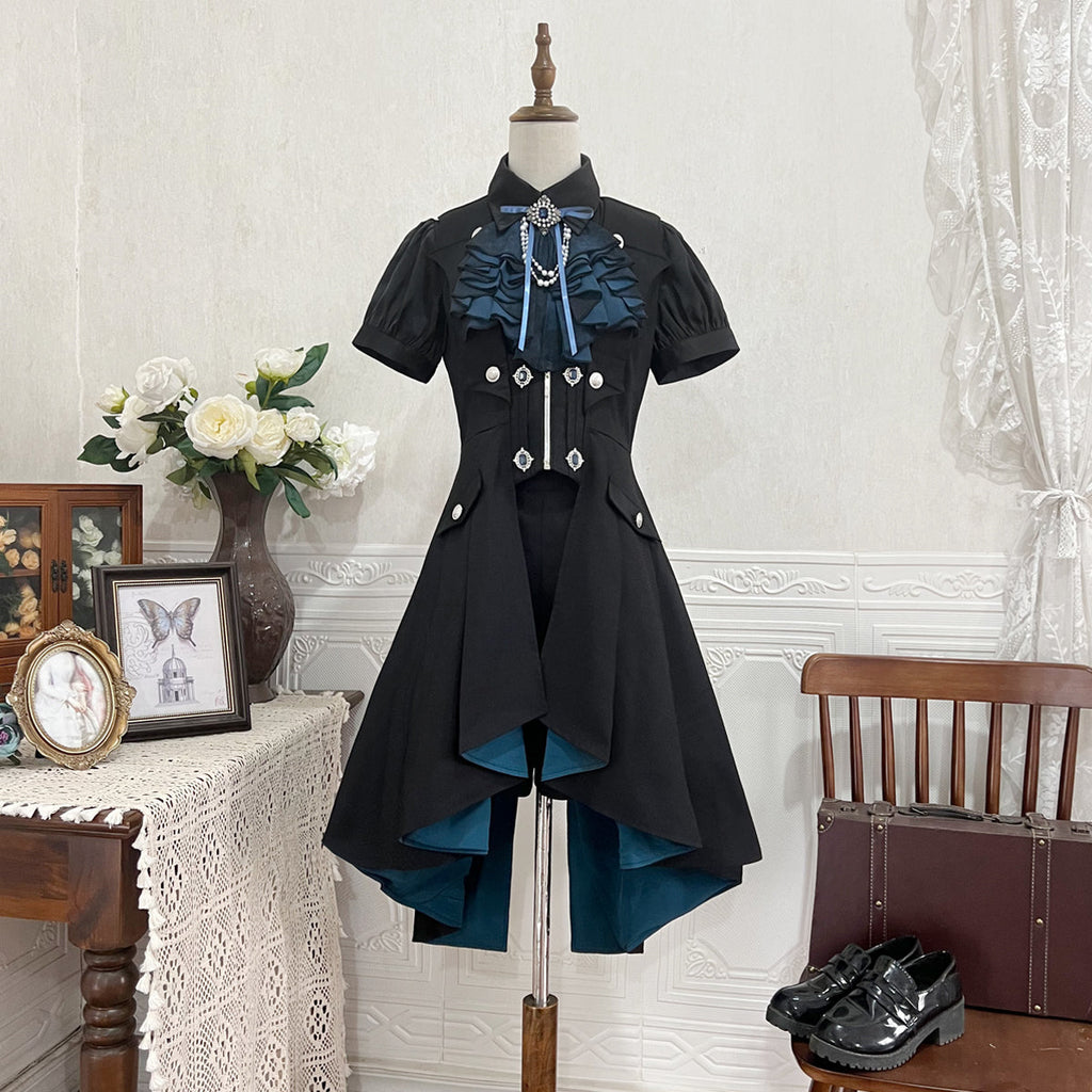 Mystique Melody - Ouji Lolita Shorts, Prince Long Vest Collection - image 14