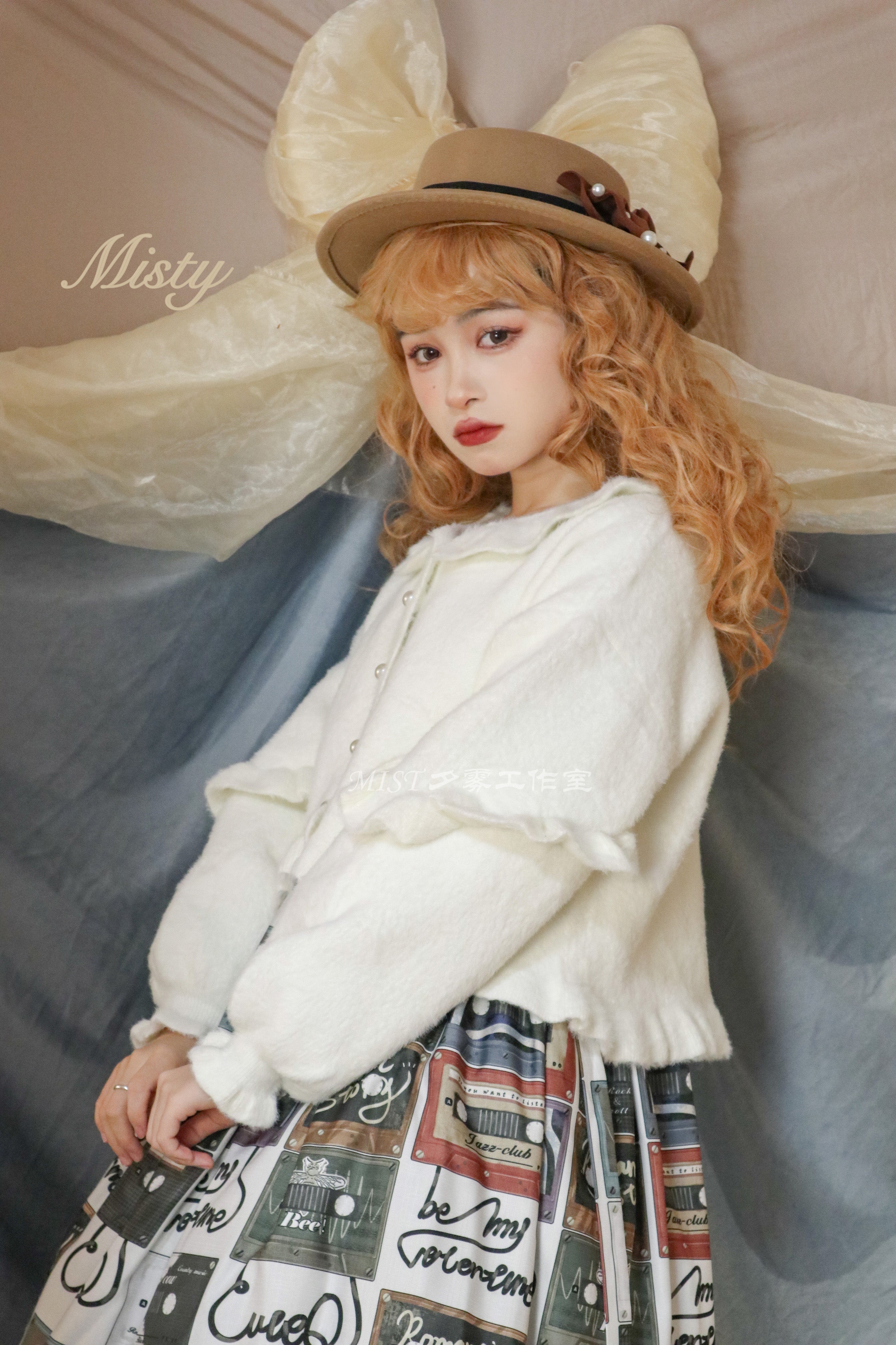 Small Ointment - Sweet Lolita Puff-Sleeve Sweater Coat - image 17