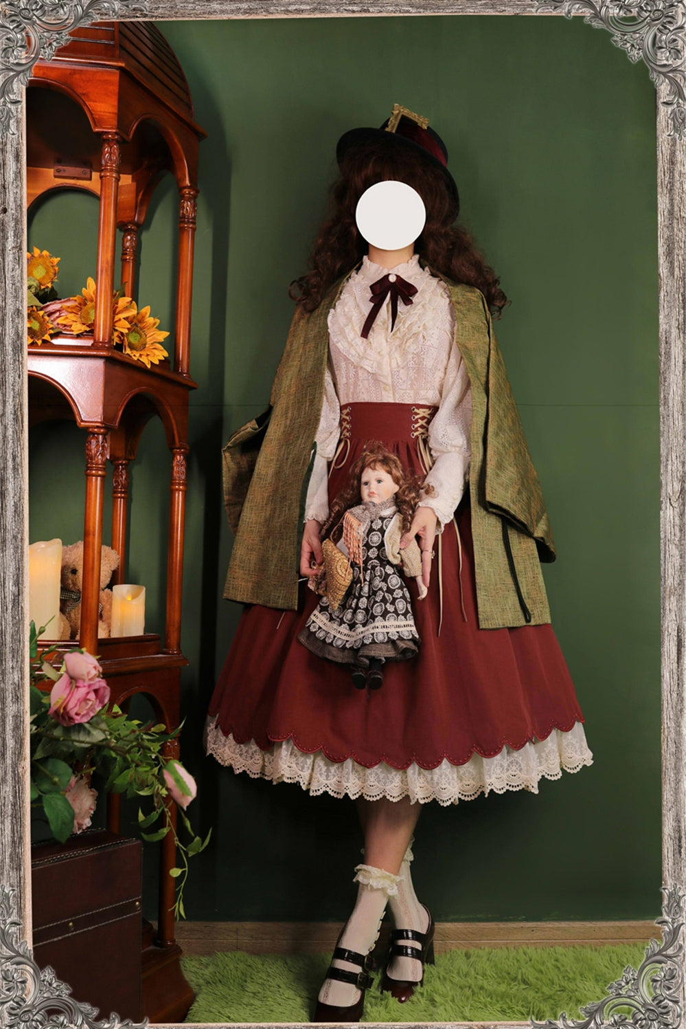 Countess's Autumn Tour - Retro Lolita Embroidery Long SK - image 15