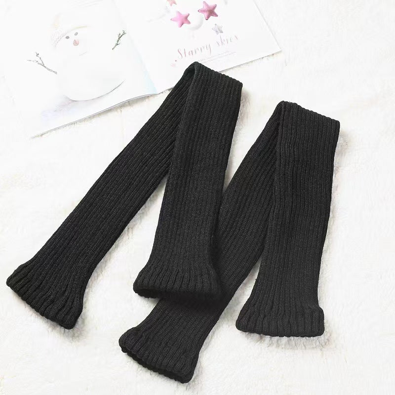 Winter Lolita Long Socks Knit Thigh-High Foot Covers - image 19