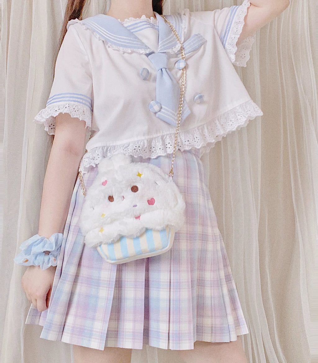 Cute Plush Lolita Bag Rabbit Cake Bag - image 6