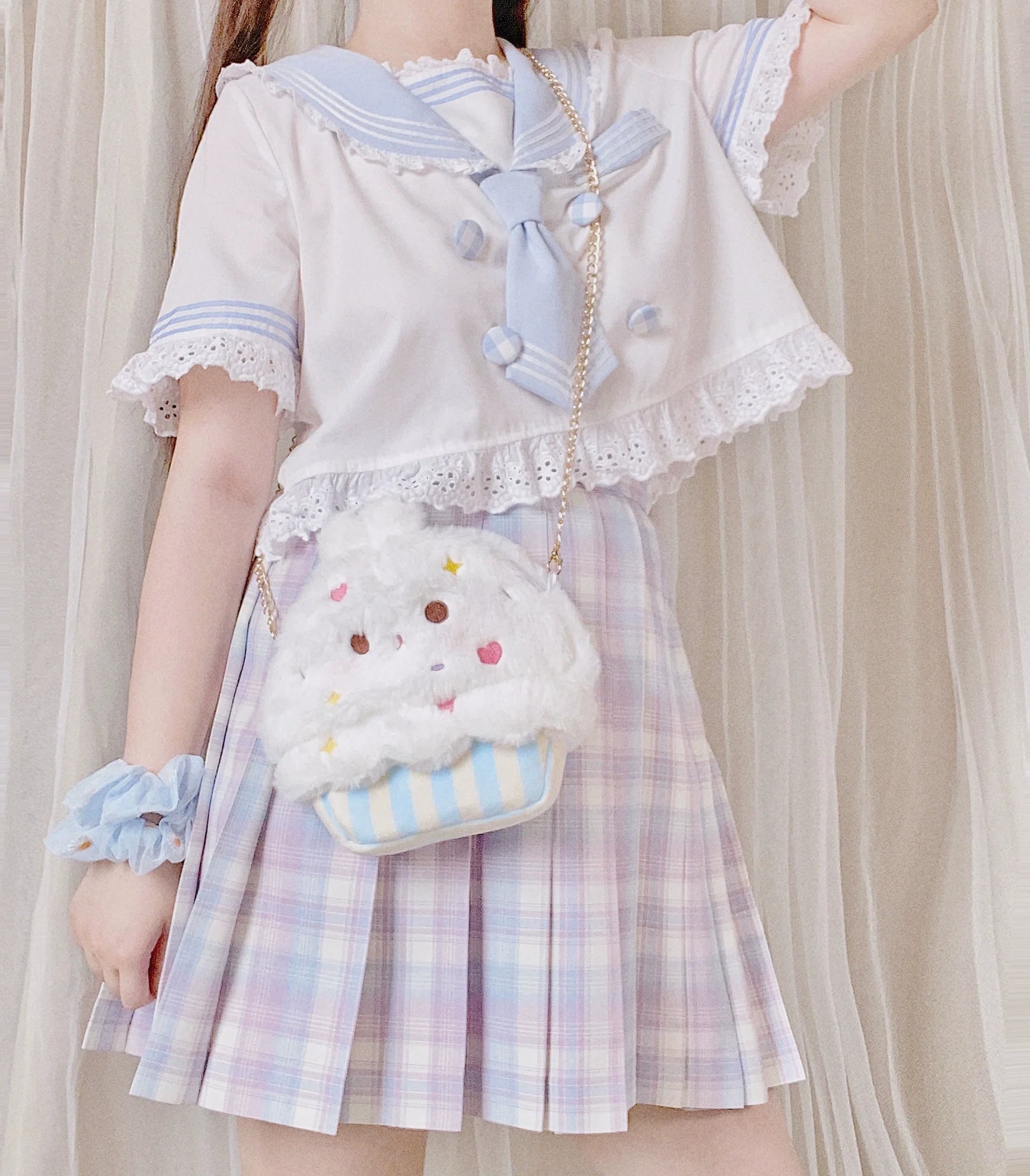 Cute Plush Lolita Bag Rabbit Cake Bag - image 6