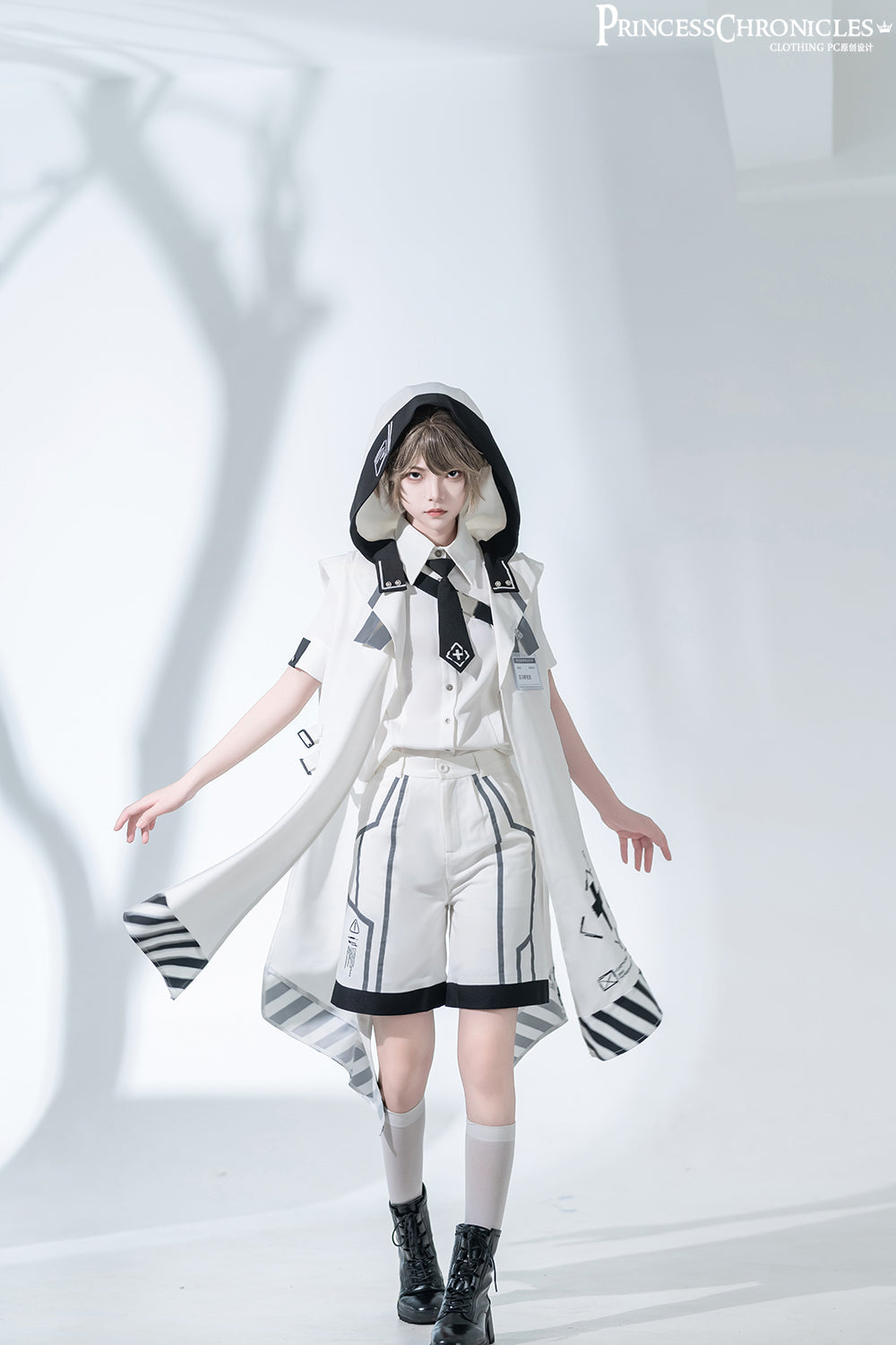 Dry Sea and Ashlar - Futuristic Ouji Shirt, Cloak and Shorts Collection - image 3