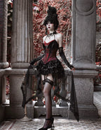 Duchess - Velvet Gothic Lolita Dress, Corset & Skirt - image 18
