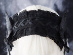 Black Wings Halloween Goth Lolita Hairband - image 14