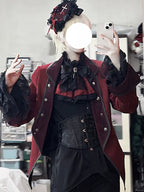 Coffin of Pilgrimage - Medieval European Ouji Lolita Shirt & Pants Suit - image 19