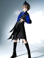 Knight's Code - Jacquard Ouji Fashion Vest Set, Detachable Jabot - image 7