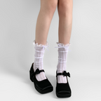 Night Study Room Lightweight Scrunchy Lolita Socks - image 8