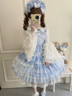 Sugar Girl Love Overture Sweet Lolita Tiered Ruffle JSK and Accessories - image 22