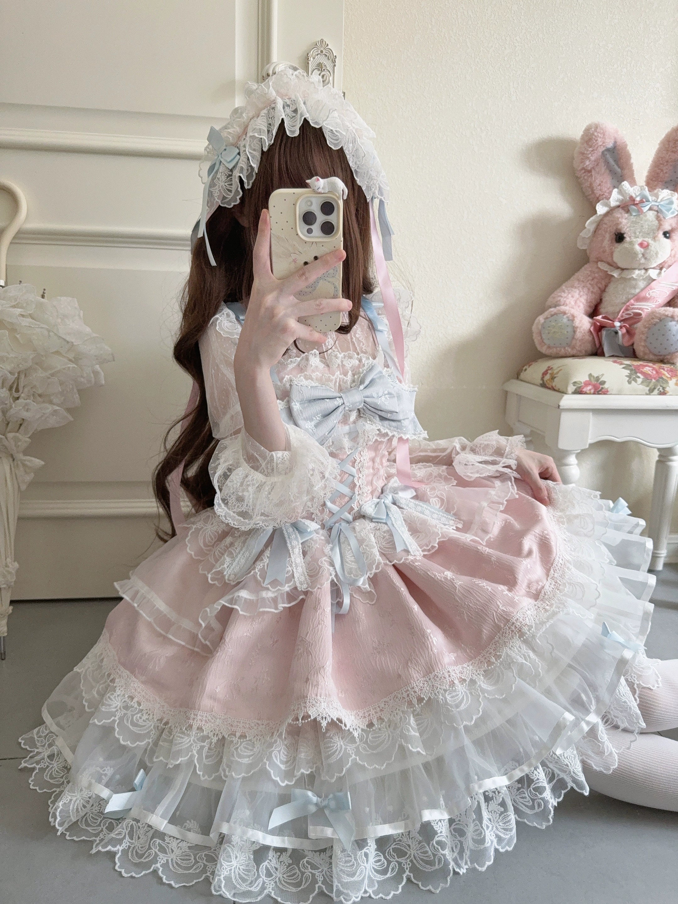 Fleeting Isle - Sweet Lolita Ballet Style JSK Dress - image 37