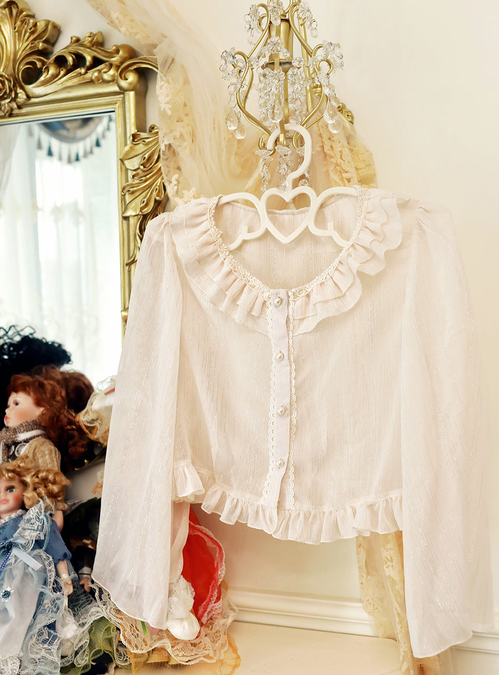 Rhine Riverside - Summer Lolita Chiffon Cardigan - image 12