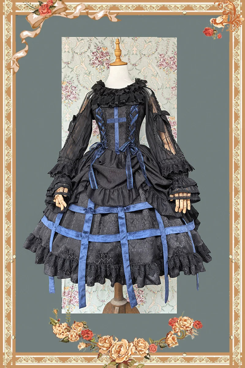 Lilith's Cage - Gothic Lolita JSK Dress & Blouse - image 1