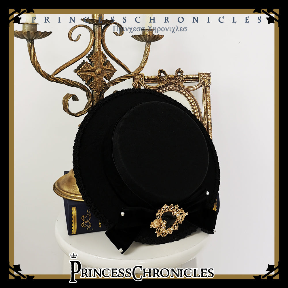 Elegant Bow Lolita Flat Bonnet - image 15