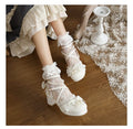 Plus Size Qi Lolita Bow Pearl Sandals - image 8