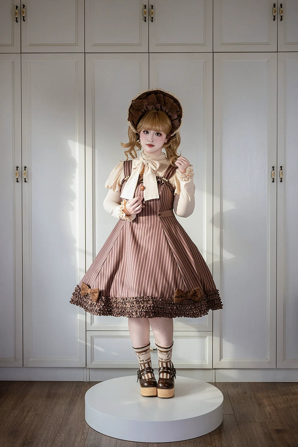 Classic Lolita JSK Customized Stripe Lolita Dress - image 34