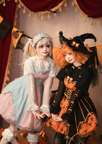 Halloween Gothic Lolita JSK Dress, Pumpkin-inspired Dress - image 9