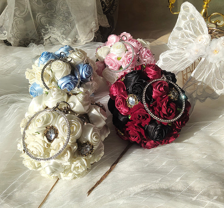 Fate Quartet Gothic Bridal Lolita JSK Dress - image 55