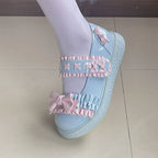 Cute Bow Candy-Colored Lolita Flat Shoes - image 23