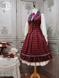 Rose - Elegant Lolita Fishbone Grid Skirt Customized - image 73