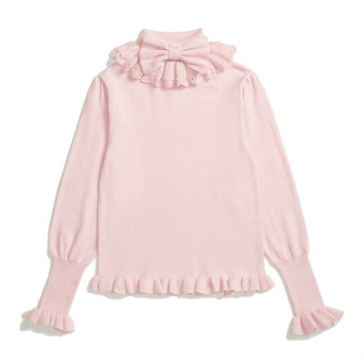 Sweet Lolita Woolen Sweater Multicolors - image 1