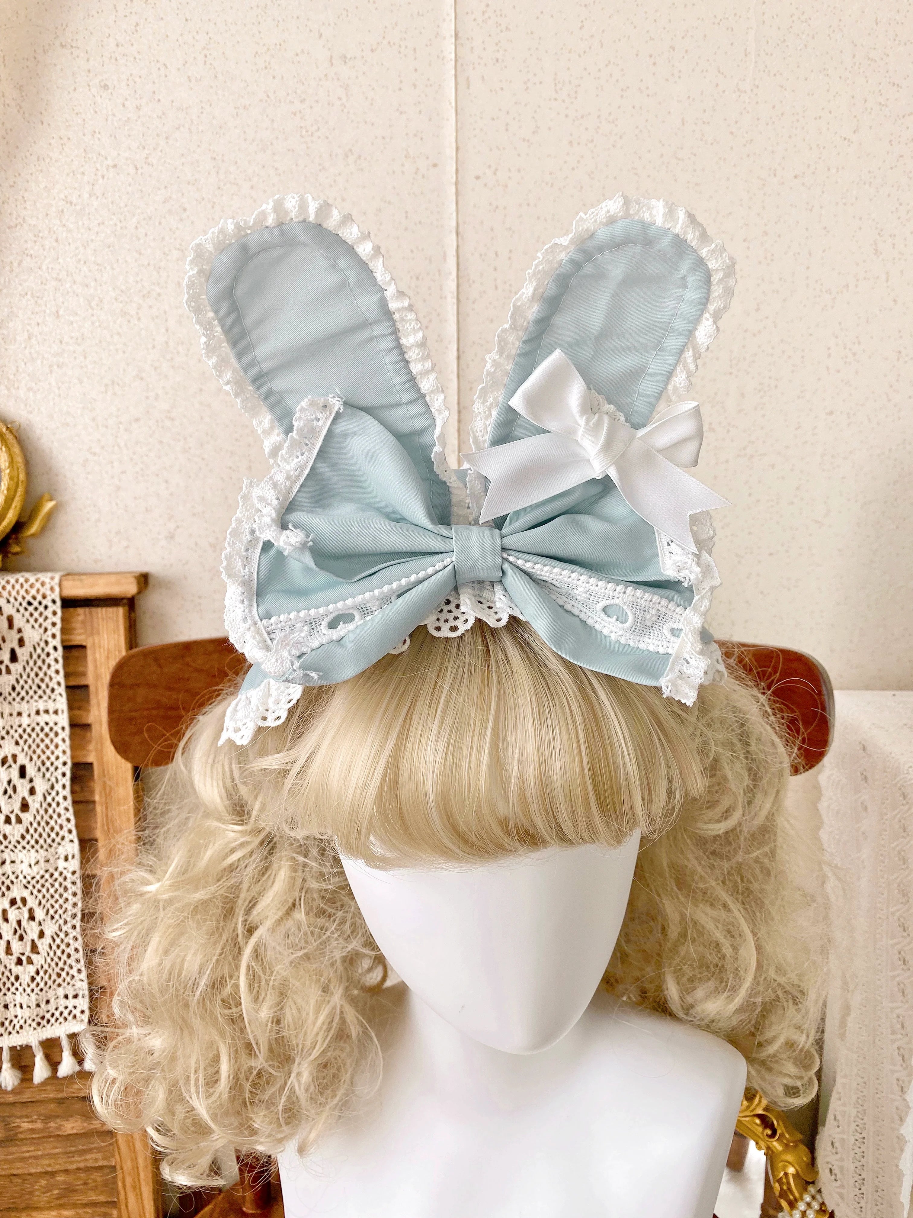 Rabbit Collection Box - Bunny Print Kawaii Lolita JSK Dress, 3 Colors - image 43