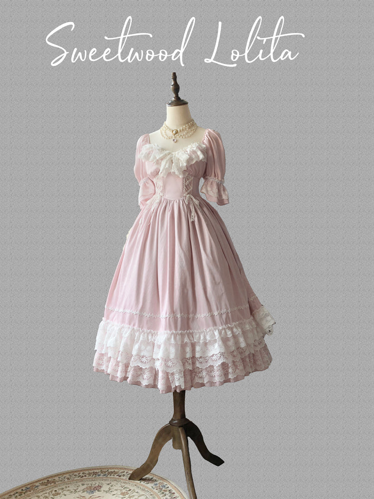 CLA Vintage French Lolita OP Dress - image 90