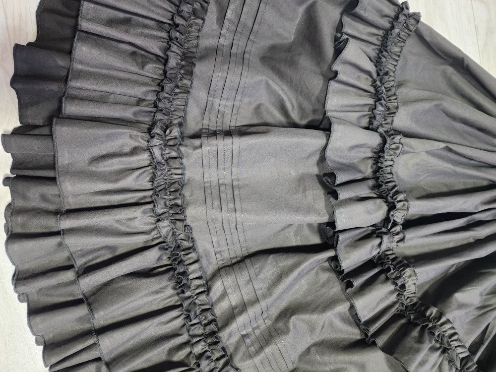 Ruffled-Hem Cotton Lolita Petticoat, 60–80cm - image 5