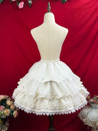 Good and Evil Angel - Gothic Lolita SK Set Retro Princess Sleeve Blouse - image 31