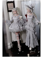 Twilight - Gothic Witch Lolita SK Suit Bodice Mermaid Dress - image 9