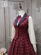 Rose - Elegant Lolita Fishbone Grid Skirt Customized - image 71
