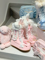 Cherry Snow Bunny Ears - Winter Sweet Lolita Boots, Bunny Ears - image 7