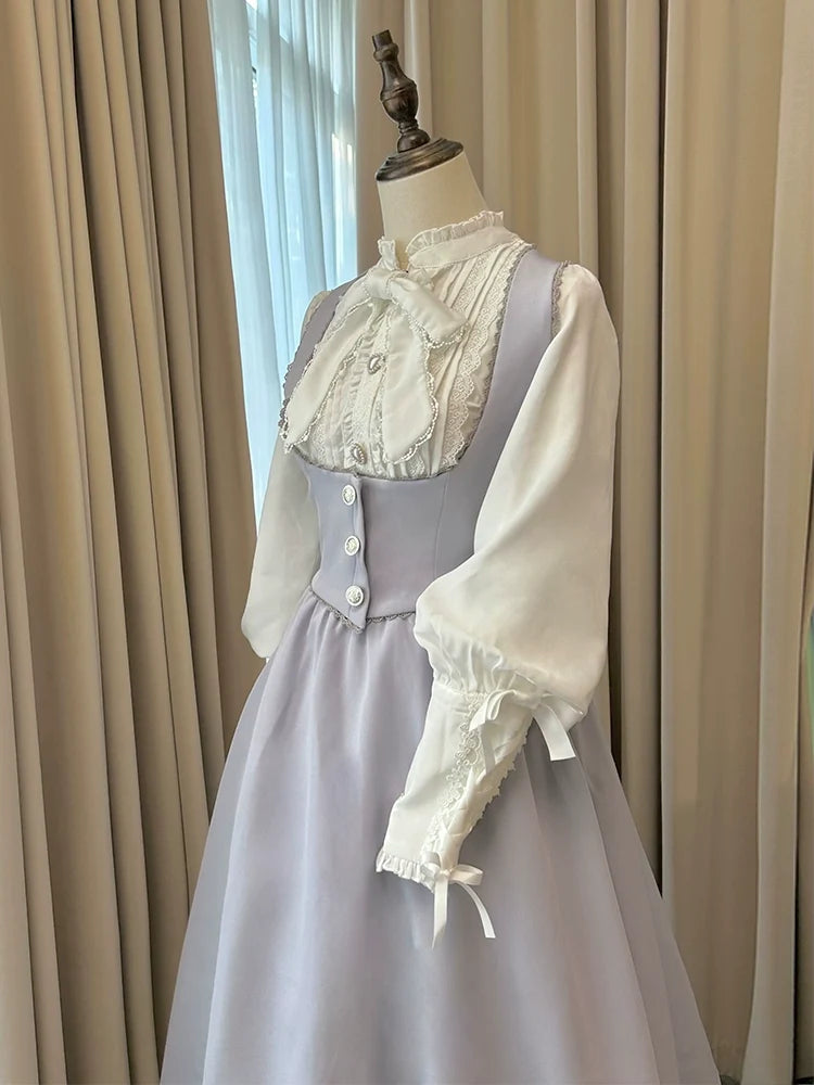 Sweet Wood Daily Lolita Blue Skirt, Jacket and Vest Coordinate - image 23