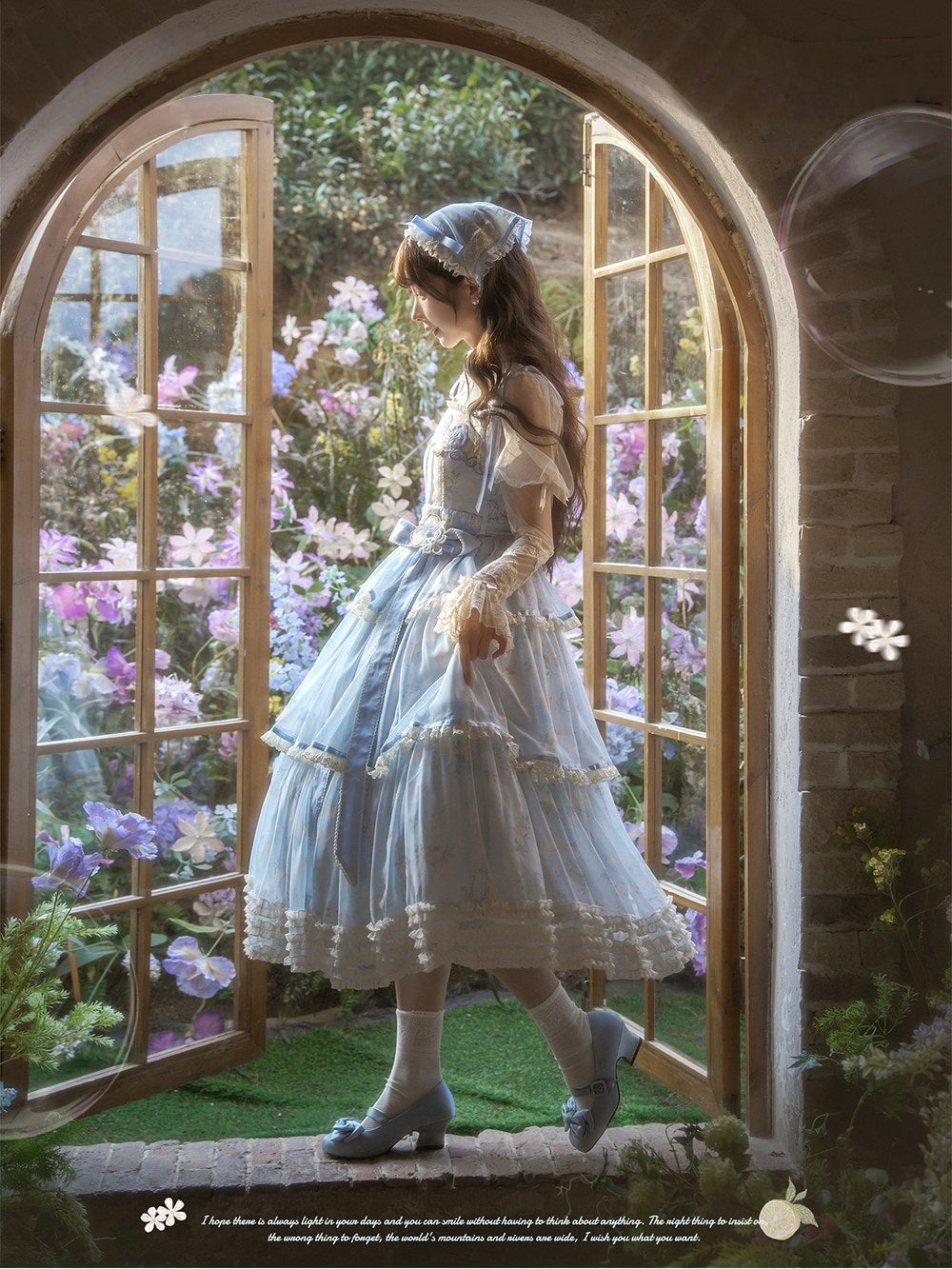 Lemon Soda Lolita JSK Long Dress Set - image 12