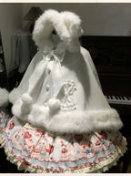 Sweet Lolita Cape, Bunny Ear Hood & Bows - image 9