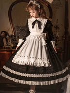 Halloween Gothic Lolita OP Maid Lolita Dress Elegant Lolita OP - image 2