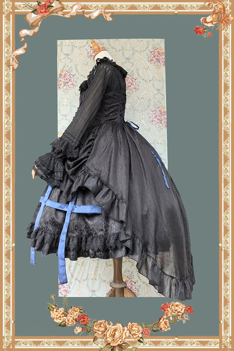 Lilith's Cage - Gothic Lolita JSK Dress & Blouse - image 16
