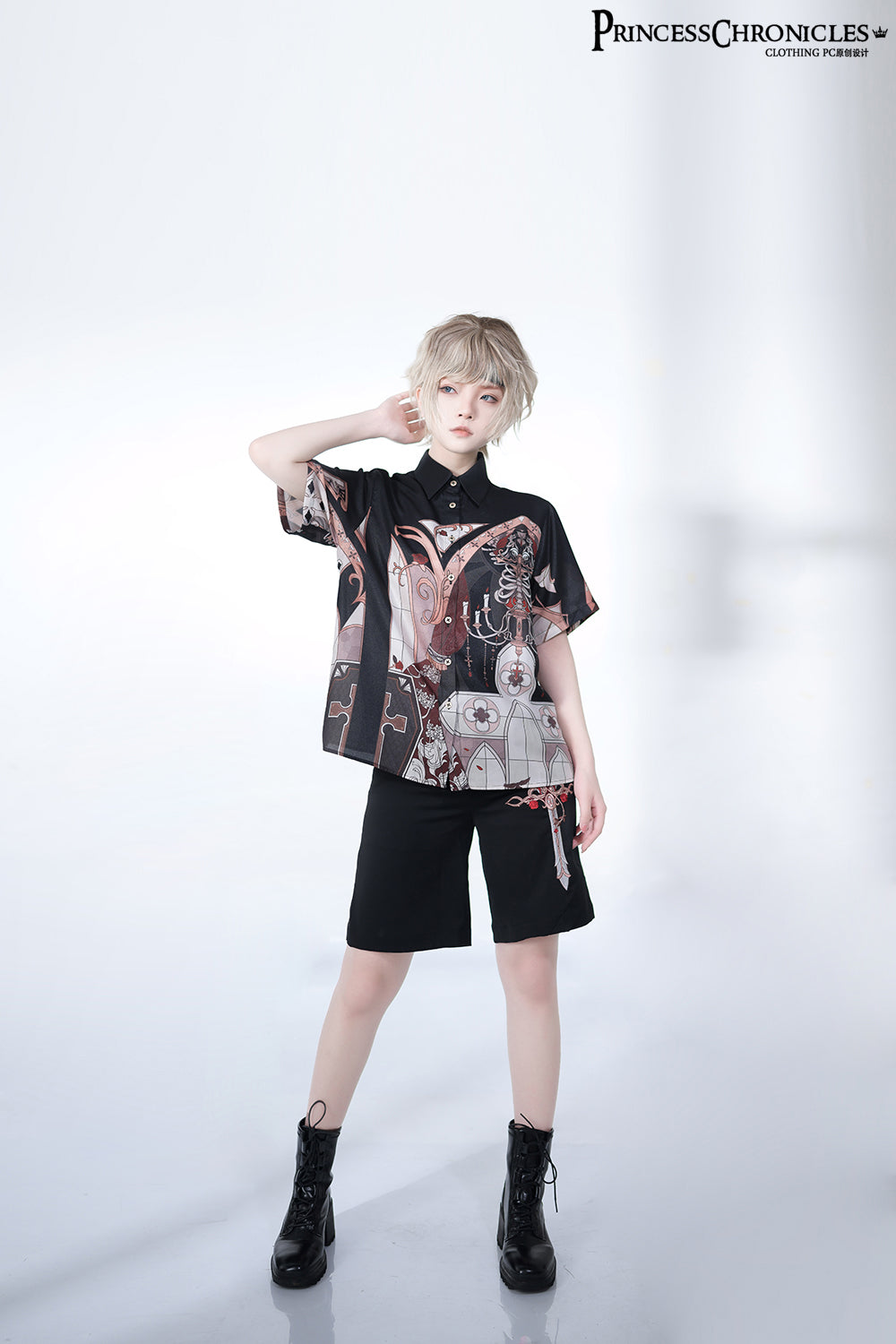 Night Instructions Embroidered Ouji Shorts - image 7
