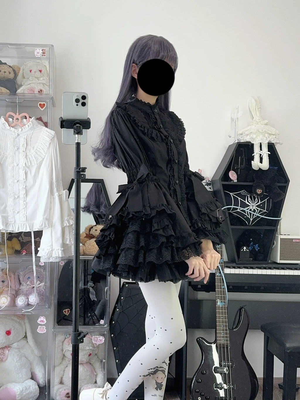 Sweet Lolita Blouse Princess Sleeve Shirt Inner Wear - image 26