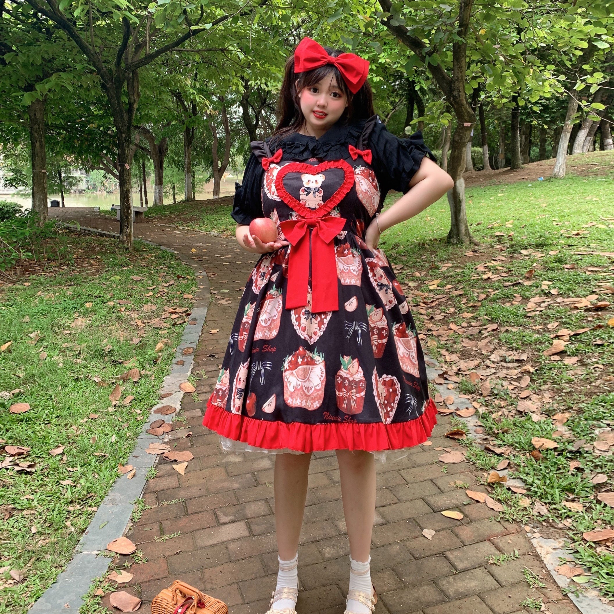 Rainbow Cake Plus Size Lolita Doll Collar Blouse - image 2