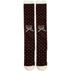 Bear Dots Bow Cotton Lolita Thigh-High Stockings - image 5