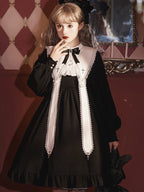 Black Nun - Gothic Lolita OP Dress - image 3